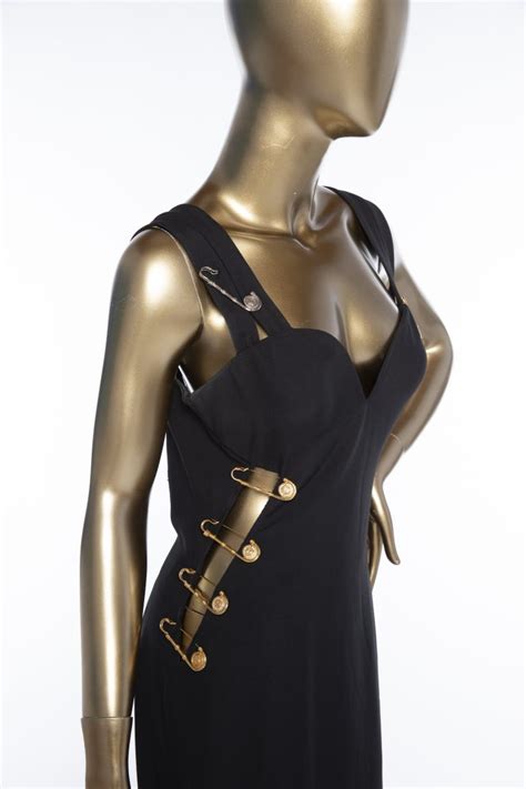 gianni versace safety pin dress.